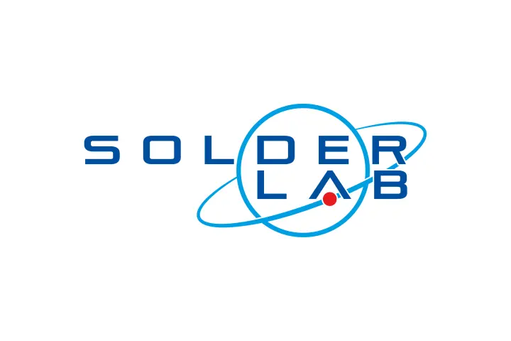Banner with SolderLab logo in the middle